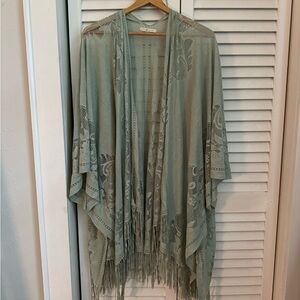 Green beach cover up